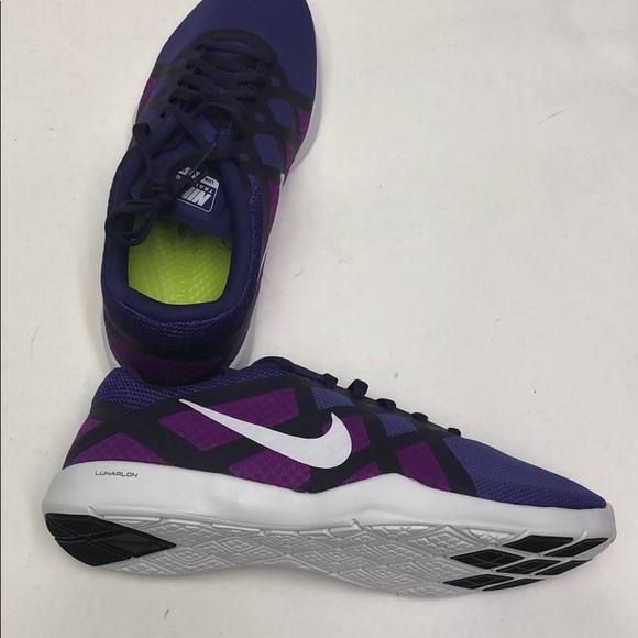 Nike Lunar Lux Tr Purple Shoes New - Picture 5 of 8